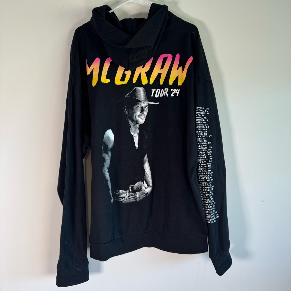 Tim McGraw Standing Room Only 2024 Tour sweatshirt size XL